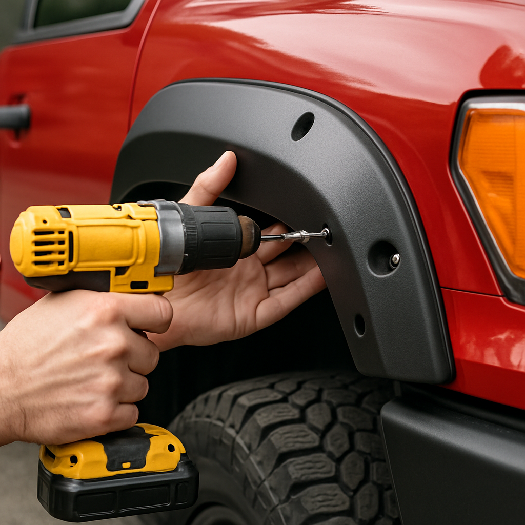 Bolt-On Installation: Drilling Into the Fender