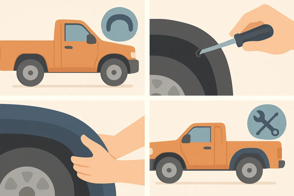 How to Install Fender Flares on Your Truck