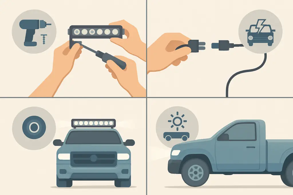 How to Install an LED Light Bar on Your Truck