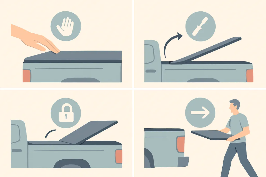 How to Remove a Tonneau Cover