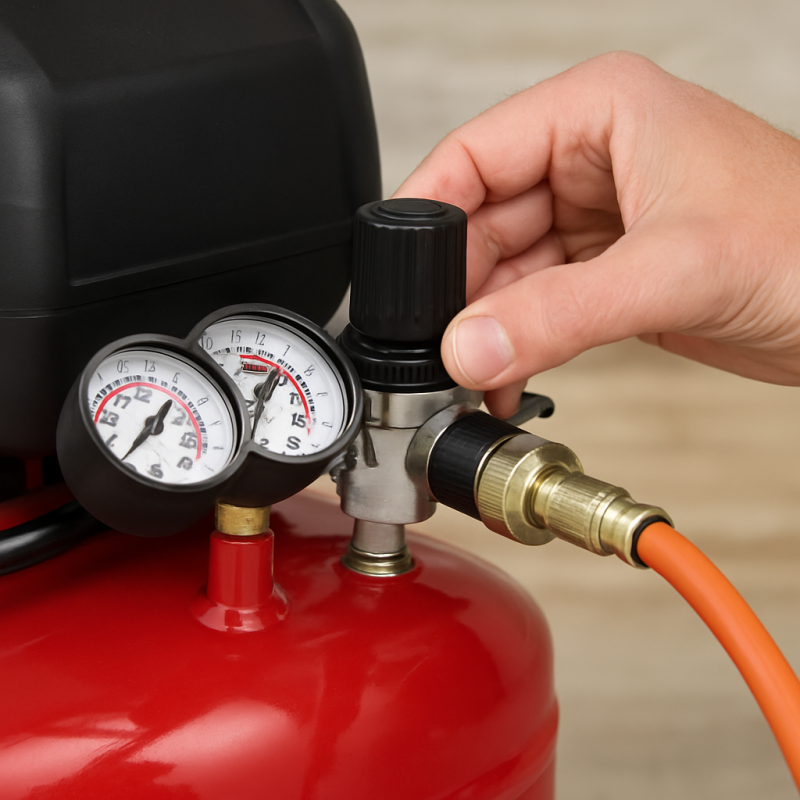 Adjusting Pressure Settings and Using the Regulator