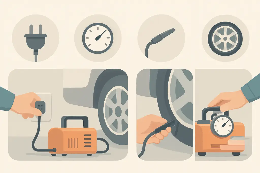 How to Use a Portable Air Compressor