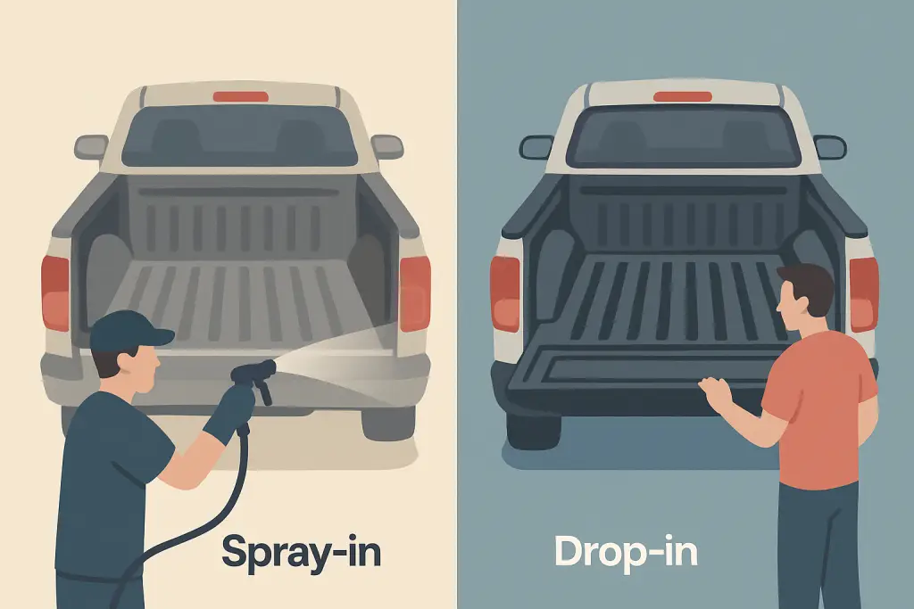 Spray In vs Drop In Bed Liner: Which Is Better?